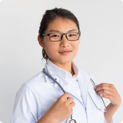 clothing, coat, lab coat, adult, female, person, woman, accessories, glasses